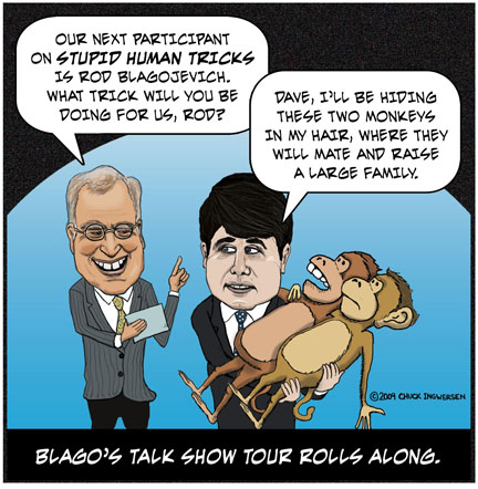 blagojevich cartoon. cartoon of Rod Blagojevich
