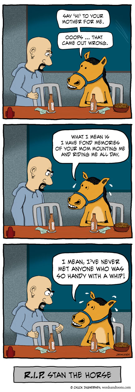A horse#39;s last words